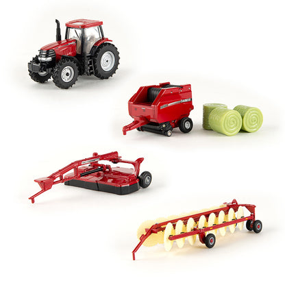 Ertl 44078 1/64 Case IH Haying Playset, Puma 210CVT