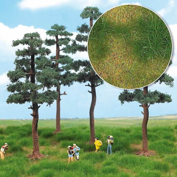 Busch 1309 HO Scale Thinning Grass Pad - 11-11/16 x 8-1/4" Heathland Grass