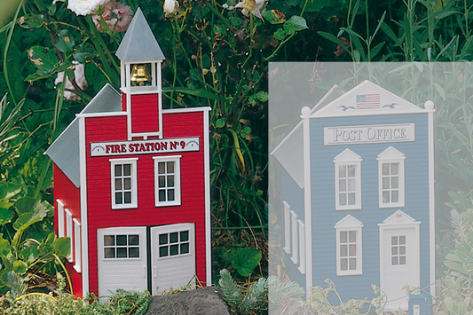 Piko 62214 G Scale Fire Station Number 9 Building Kit