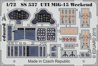 Eduard SS537 1/72 UTI MIG-15 Weekend for Eduard