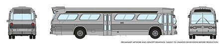 Rapido Trains 573099 N Scale Gen New Look Bus-Silver