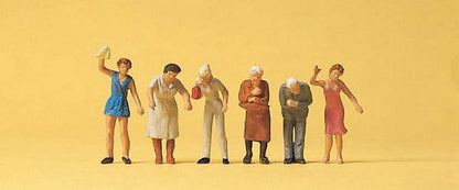 Preiser 14148 HO Scale People Working Figures Standing At Window