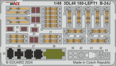 Eduard 3DL48180 1/48 B-24J Liberator SPACE Set
