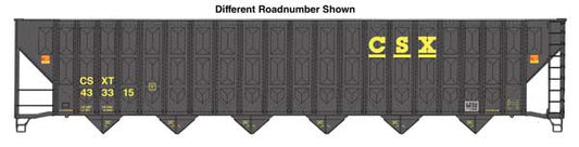 Walthers Mainline 910-56342 HO Scale 73' Wood Chip Hopper RTR CSX #433332