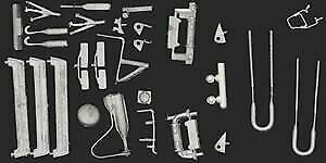 Details West 309 HO Scale Super Detail Kit for EMD F-Unit Diesels