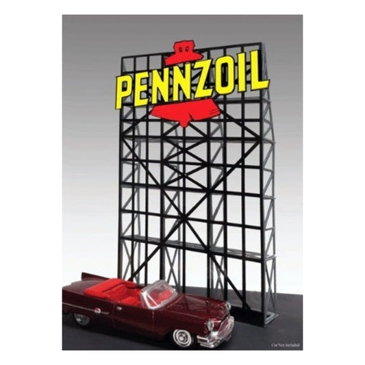 Miller Engineering 9061 O/HO Scale PennZoil Billboard
