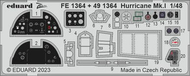 Eduard FE1364 1/48 Hurricane Mk.I for Hobby Boss