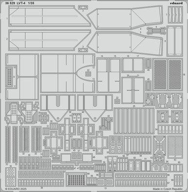 Eduard 36529 1/35 LVT-4 1/35 Photo Etch for ITALERI