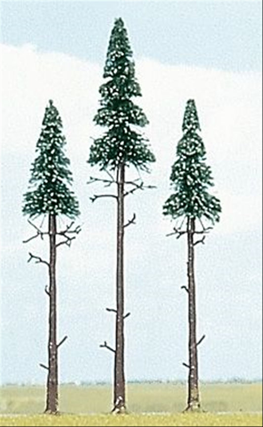 Busch 6118 HO Scale Tall-Trunk Spruce Trees, pkg(3)