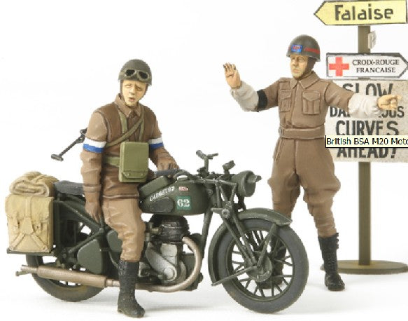Tamiya 35316 1/35 British BSA M20 Motorcycle w/Rider & MP