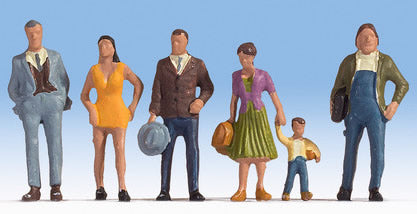 Noch 15479 HO Scale Passers-By -- Set #2 pkg(6)