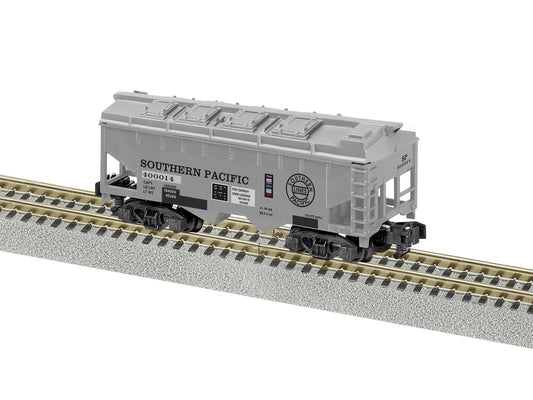 Lionel 6-2219091 S Gauge Southern Pacific 2-Bay Covered Hopper #400014