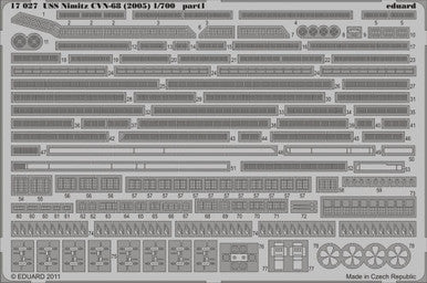 Eduard 17027 1/700 USS Nimitz CVN68 2005 for TRP