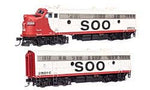 Walthers Proto 920-42555 HO EMD FP7 - Soo Line #2501A & 2501C