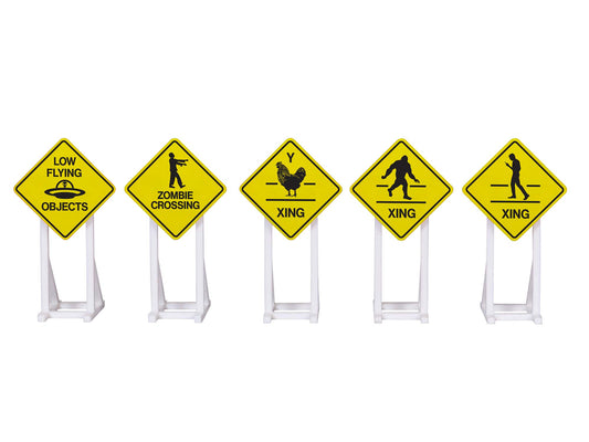 Lionel 6-2230170 O Gauge Unique Railroad Signs 5-Pack