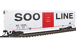 Walthers Trainline 931-1671 HO 50' Plug-Door Boxcar - Soo Line