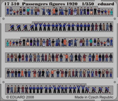 Eduard 17510 1/350 1920's Era Passengers (Pre-Painted)