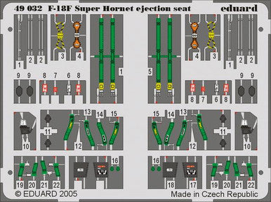 Eduard 49032 1/48 F-18F Super Hornet Ejection Seat for Hasegawa