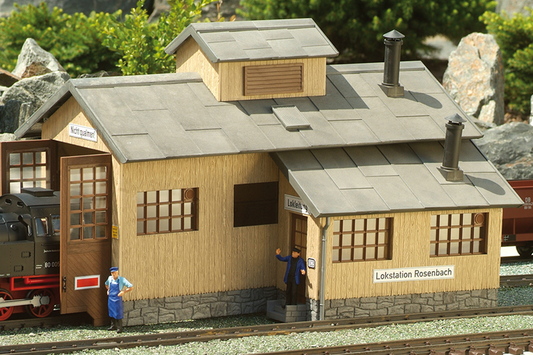 Piko 62042 G Scale Rosenbach Engine Shed, Building Kit