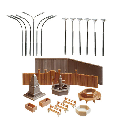 Faller 282791 Z Scale Village & Park Accessories Kit