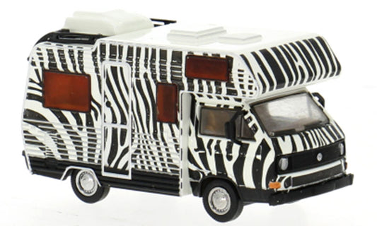 Brekina 33978 1/87 1983 VW T3 Camper Red Plastic Model