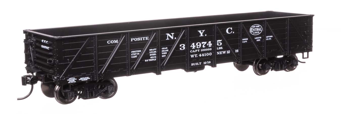 Walthers Mainline 56115 HO Scale 40' 50-Ton Drop Bottom Gondola - Ready to Run -