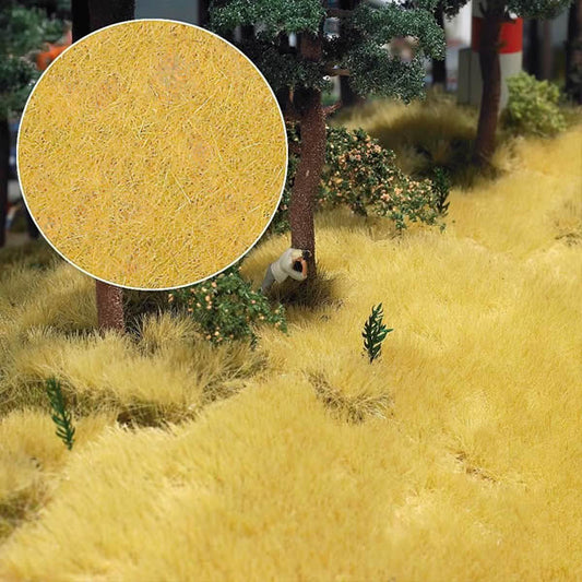 Busch 1301 HO Scale Thinning Grass Pad - 11-11/16 x 8-1/4" Dry Grass