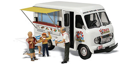Woodland Scenics 5338 N Scale AutoScenes Ike's Ice Cream Truck