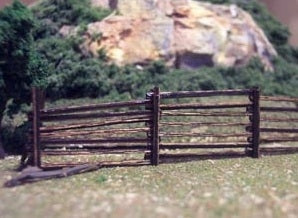 Osborn Models 1082 HO Scale Log Fence Kit