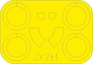Eduard JX241 1/32 Mask I16 Type 10 for ICM Canopy Mask Set