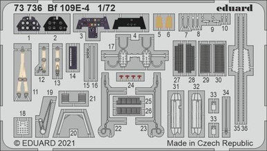 Eduard 73736 1/72 for SHY (Pre-Painted) Photo Etch Detail Set