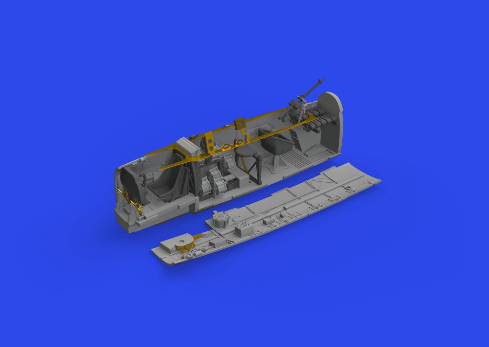 Eduard 672312 1/72 Aircraft- Bf110E Cockpit for EDU (Photo-Etch & Resin)