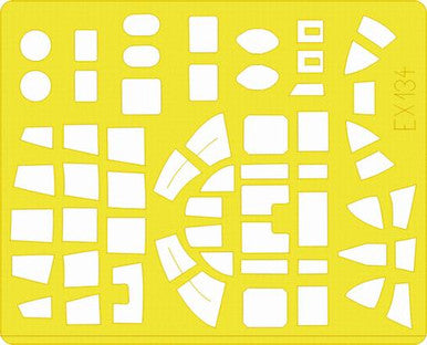 Eduard EX134 1/48 Mask B-25B for Accurate Miniatures Canopy Mask Set