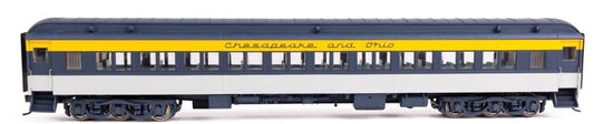 Walthers Proto 17603 HO 85' HW Coach C&O Tri-Color #715