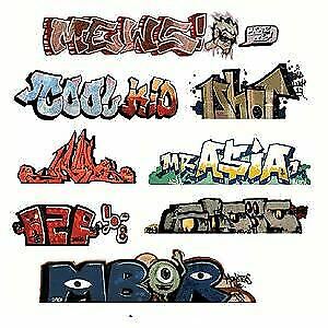 Blair Line 1244 N Scale Mega Set Modern "Tagger" Graffiti Decals -- #1 pkg(8)