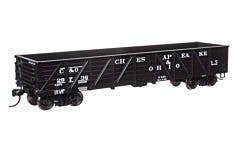 Walthers Mainline 910-56108 HO 40' Drop-Bottom Gondola - C&O #29736