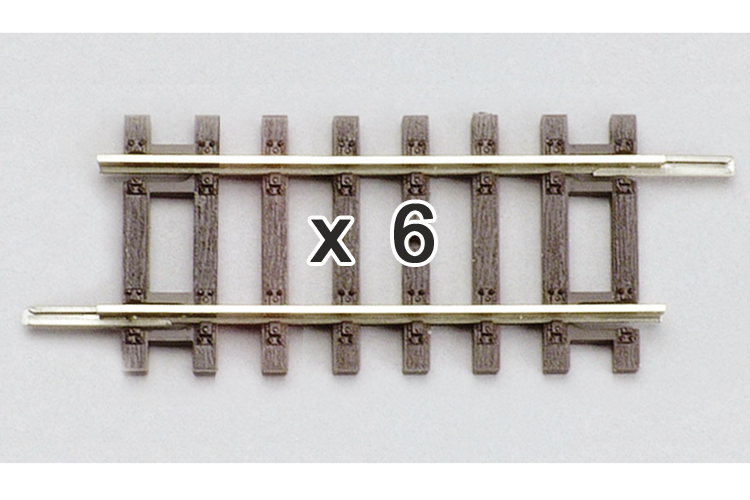 Piko 55204 HO Scale Straight Track 107mm Order 6x