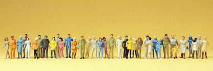 Preiser 14402 HO Scale Crowd of 36 Passers-By Standing & Walking