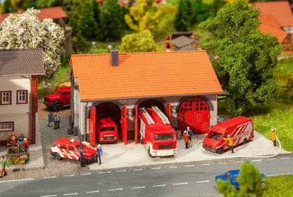 Faller 222209 All Scale N Fire Brigade Engine House Kit