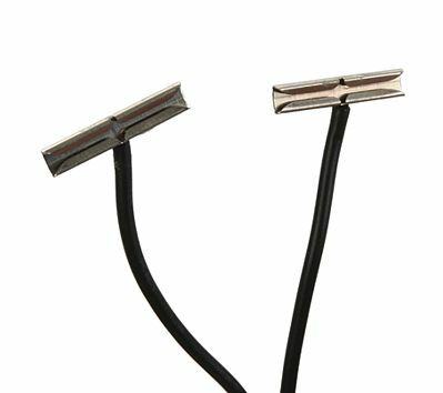 Life Like 3010 HO Scale Terminal Joiners w/Black #22 Gauge Wire Code 100 (2)