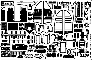 Eduard 72242 1/72 for ACY Photo Etch Detail Set