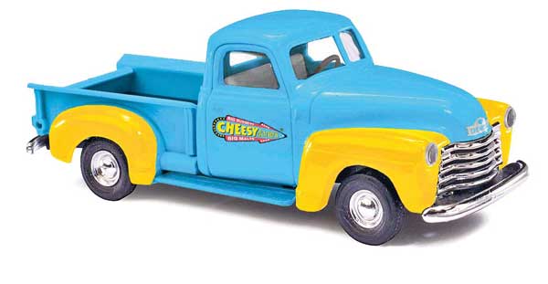 Busch 48244 HO Scale 1950 Chevrolet Pickup Truck - Assembled -- Cheesy Jane's (b