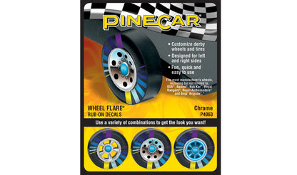 Woodland Scenics P4063 All Scale Chrome Wheel Flare