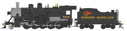 Bachmann 85404 HO Scale Baldwin 2-10-0 Russian Decapod Western Maryland #1102