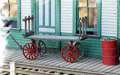 Bar Mills 784 O Scale REA Baggage Cart - Kit