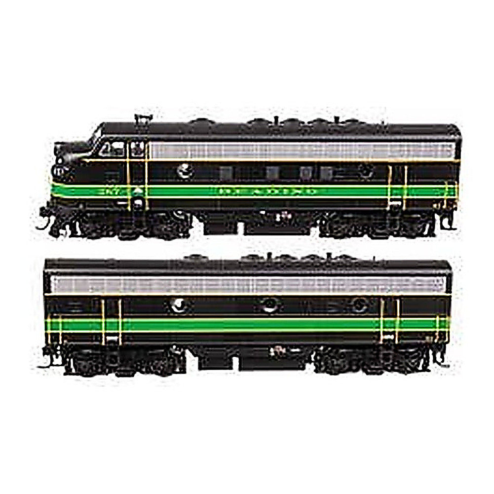 walthers mainline 11414 ho scale emd f7 a b set standard dc reading 267a 2