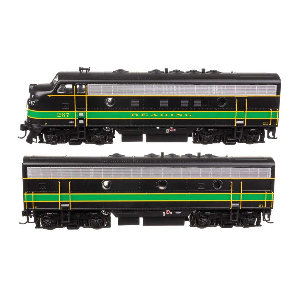walthers mainline 11414 ho scale emd f7 a b set standard dc reading 267a 2