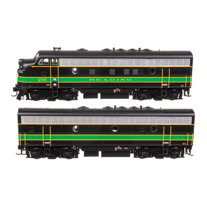 walthers mainline 11415 ho scale emd f7 a b set standard dc reading 269a 2