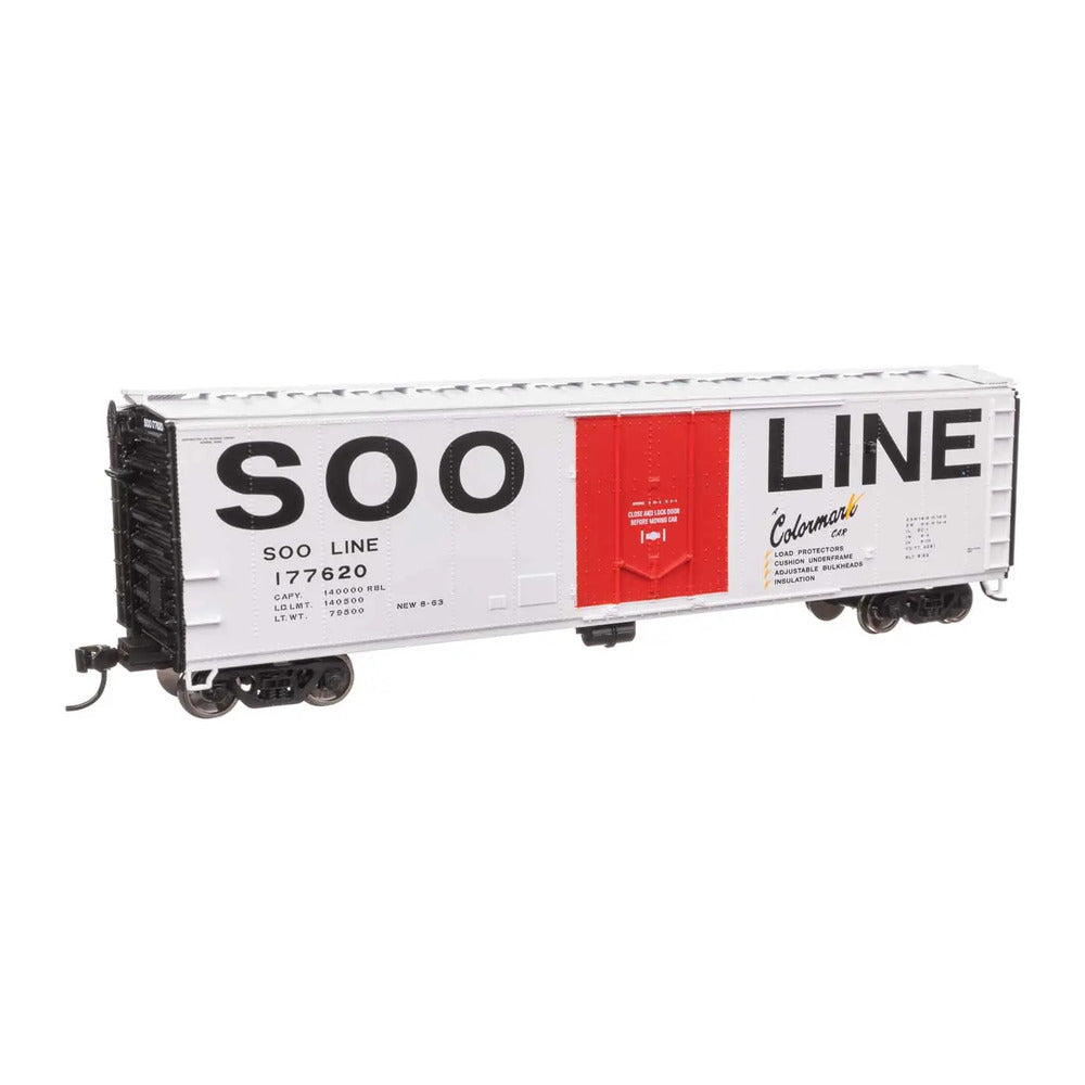walthers mainline 2866 ho scale 50 pc f insulated boxcar ready to run soo