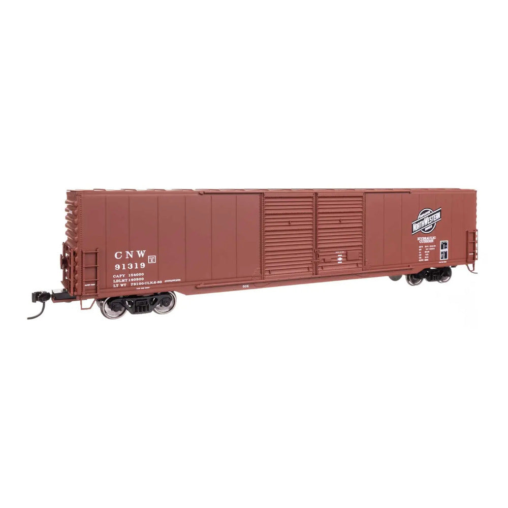 walthers mainline 910 3403 ho scale 60 ps double door boxcar cnw 91319